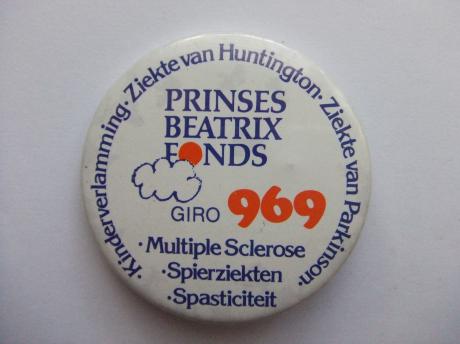 Prinses Beatrix fonds. Multiple Sclerose,kinderverlamming